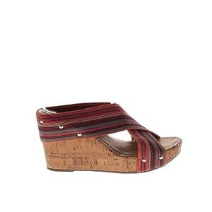 MONTEGO BAY EUC COLORFUL CORK WEDGE HEEL